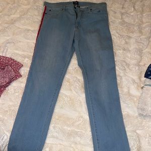 MALE Urban Outfitters Stripe Pants! WORN ONCE!! Must need!!